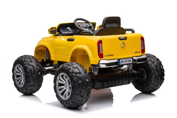Battery Car Mercedes DK-MT950 4x4 Gold-Yellow Lacquered