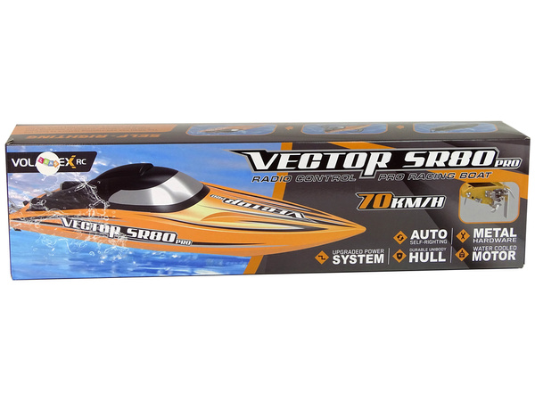 Łódź Motorboat R/C Brushless ARTR SR 80 PRO 74 km/h Yellow