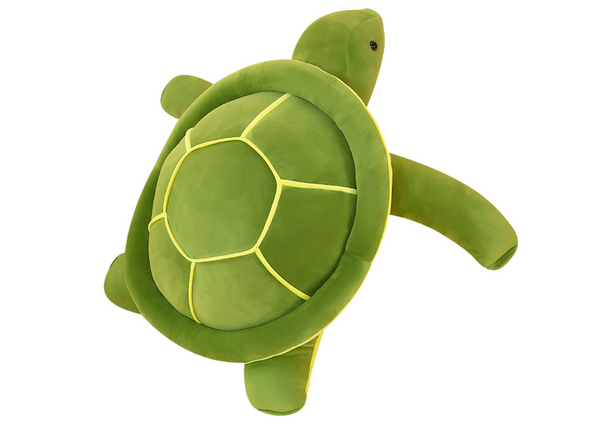 Maskottchen Plüsch Grüne Schildkröte 45 cm