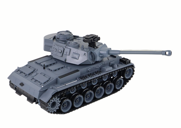 RC Tank 1:18 Cannon Smoke Shield Sounds Gray