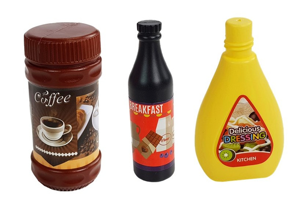 Rosa Küche mit Wassertöpfen Lebensmittel Sound