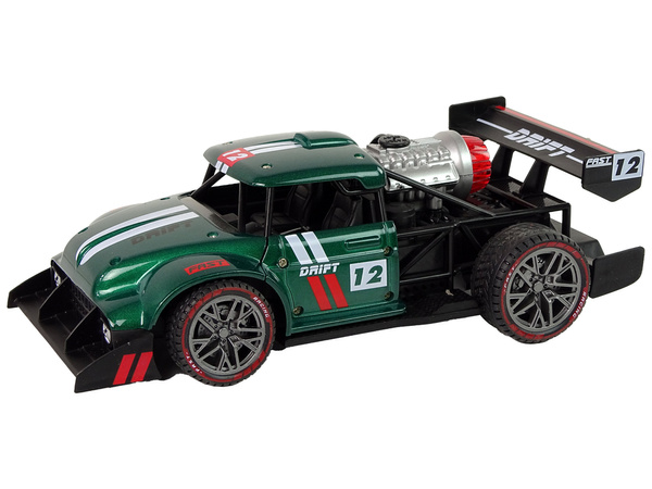Remote Controlled Sports Car R/C 1:16 Green.