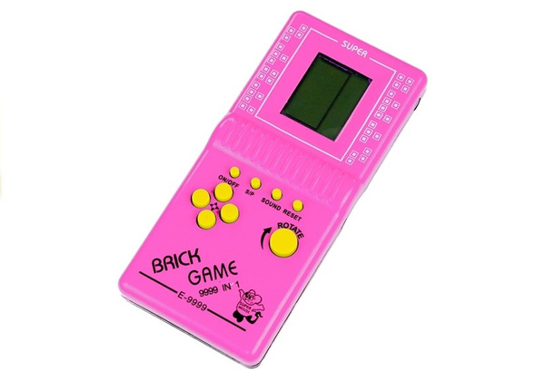 Brick Game Electronic Portable Pink