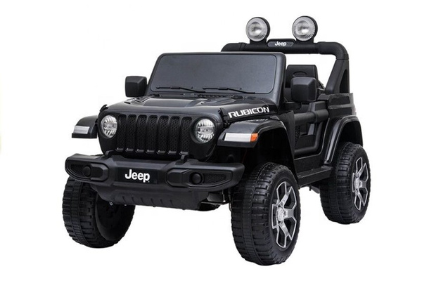 Elektro-Ride-On Jeep Rubicon 4x4 Schwarz