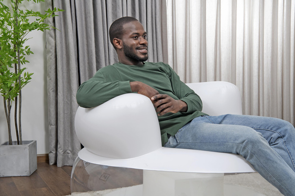 Inflatable Chair White 112 x 112 x 70 cm Bestway 75138