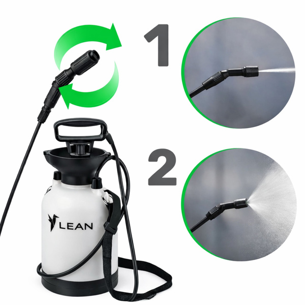 Manual Pressure Sprayer for Watering, Fertilizing, Spraying LEAN 5L