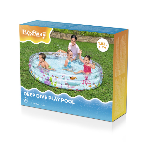 Sea World aufblasbarer Pool 183 x 33 cm Bestway 51005