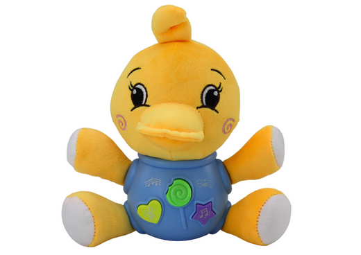 Plush Duck Interactive Plush Yellow Playing 19 cm