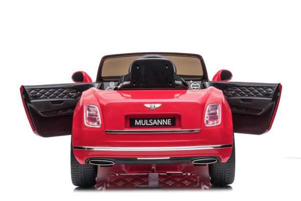 Battery Car Bentley Mulsanne Red Painted