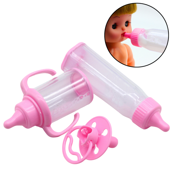Set Babypuppenflaschen mit verschwindendem Milchschnuller