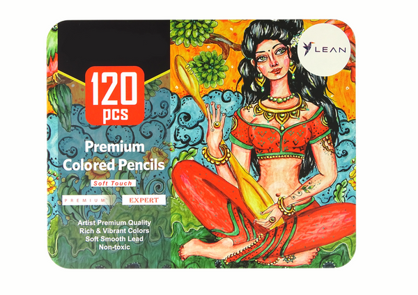 Kleines Künstlerset 120-tlg. Buntstifte im Organizer