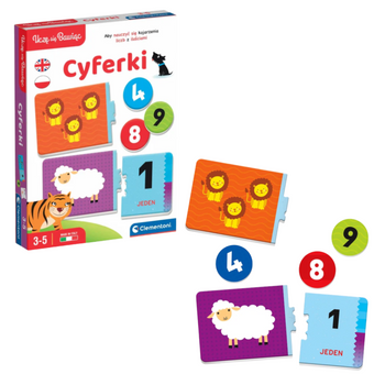 Educational Game Numbers Mathematics Learn & Have Fun Polish Language Clementoni 50767