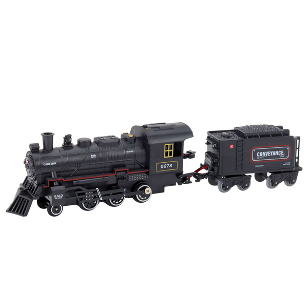 Classic Electric Train Remote Controlled Lights Sounds Smoke
