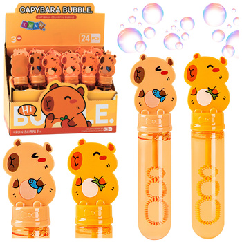 Capybara Seifenblasen, 3 Löcher für Seifenblasen, 35 ml Mischung