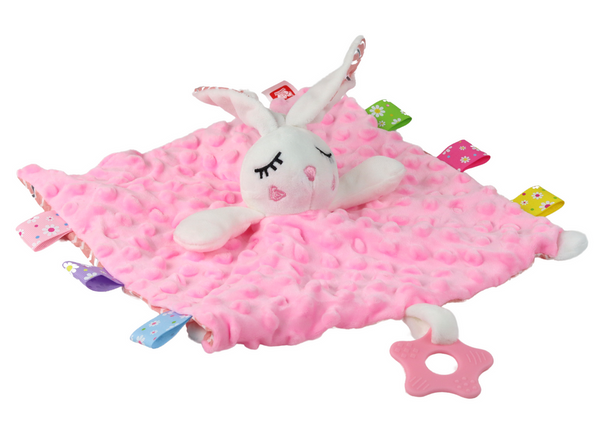 Bunny Plush Cuddly Toy Blanket Tubs Teether Rattle