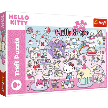 Puzzle – 300 Pieces – Discover the World of Hello Kitty – Hello Kitty Trefl 23031