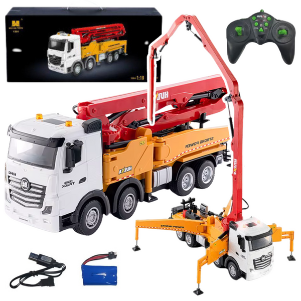 Pomogruska Beton-LKW Ferngesteuerter RC Huina Gelb 1:18