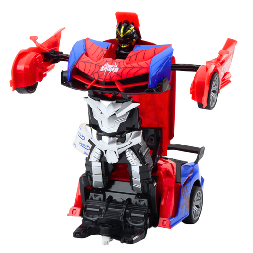 Auto Roboter Spinne Ferngesteuert 2in1 Lichter Sounds