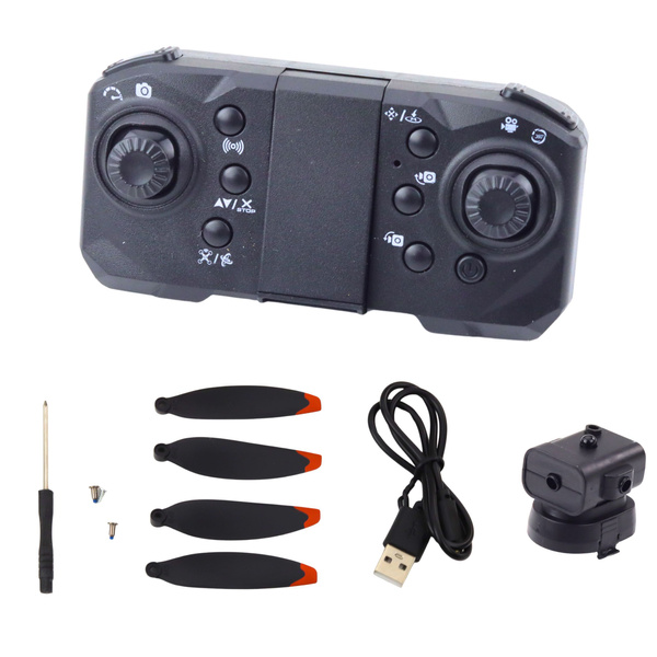 Dron D6 PRO Kamera Światła LED Aplikacja Jasnoszary