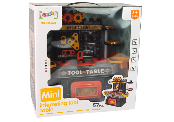 Kreativer DIY-Workshop 57 Stücke Werkstatttisch + Werkzeuge !