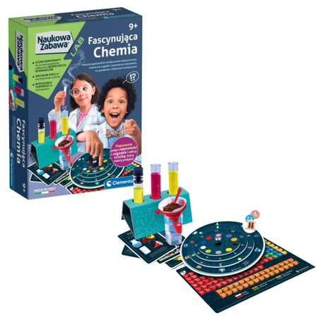 Wissenschaftlicher Spaß Faszinierende Chemie-Experimente  Polnische Sprache Clementoni 50699