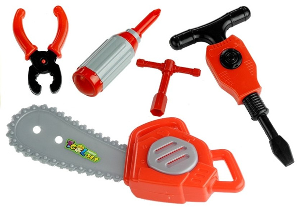 Satz Feuerwehrmann Feuer Motor Auto Helm Feuerlöscher Säge 14 Elemente