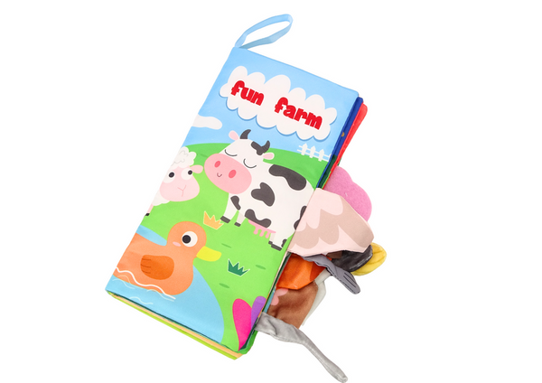 Soft Educational Book Rustling Pets