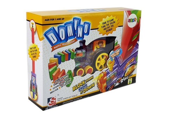 LED Lokomotive ordnet Domino Zug Bausteine Puzzle