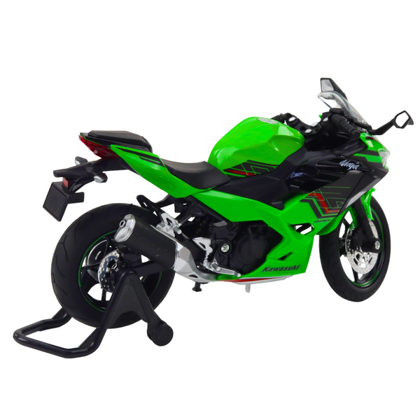 Sports Motorcycle Metal Lights Sounds Green 1:12