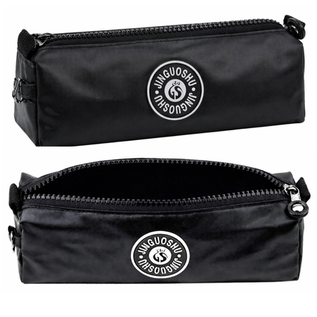 Federmäppchen für die Schule, Organizer, Einzelfach, Schwarz, 21,5 cm