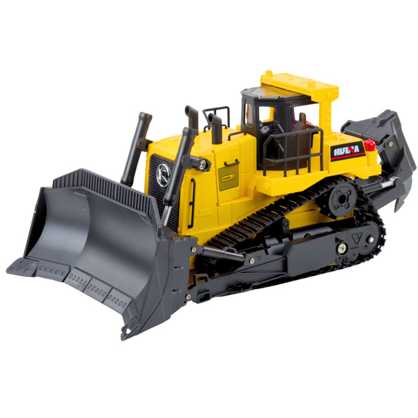 Huina Remote Controlled RC Bulldozer Construction Vehicle Yellow 1:16