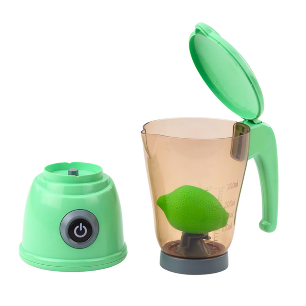 Electric Blender For Kids Fruit Cup Lights Sounds Green