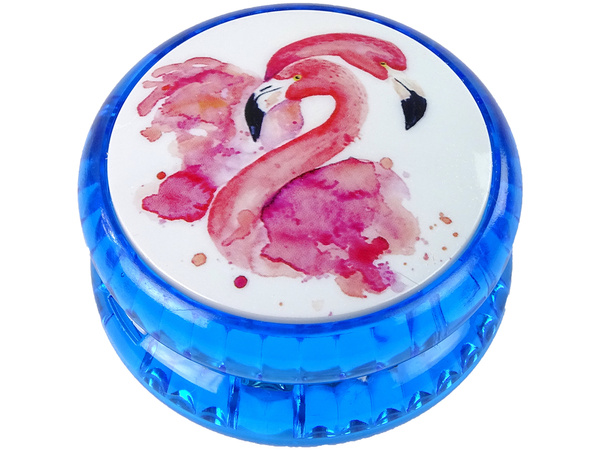 Jojo-Bastelspiel mit Flamingo Ein zeitloses Spielzeug