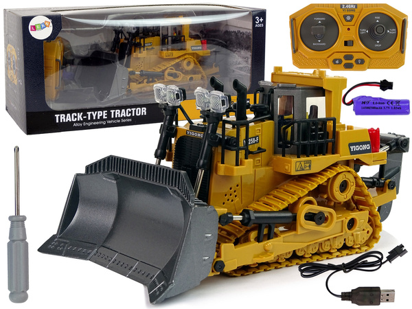 Remote Controlled Bulldozer 2.4G Remote Control Moving Bucket