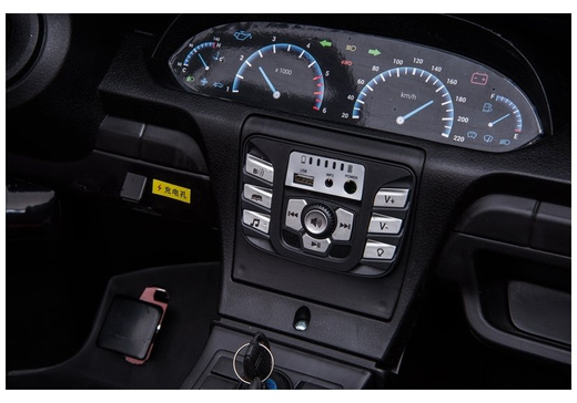 YSA021A Electric Ride-On Car Black Painted