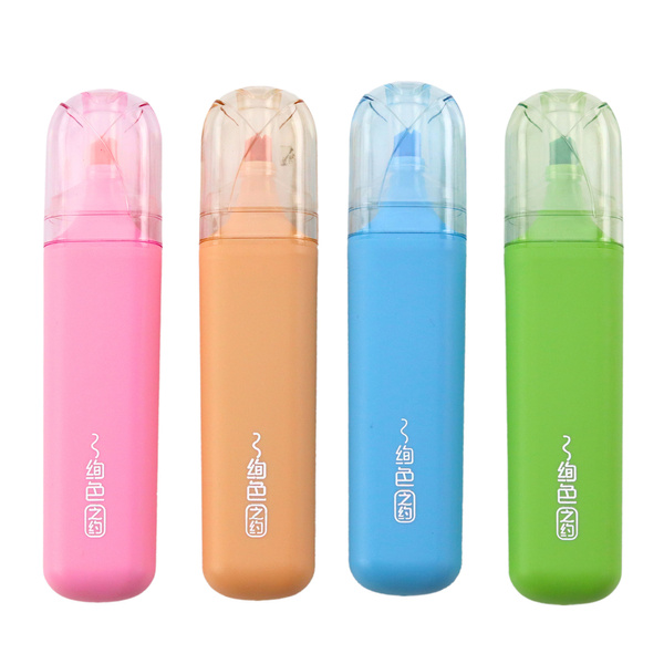 Set of 4 Colored Double-Tip Highlighters
