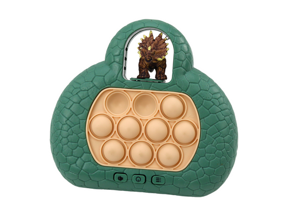 Pop It Dinosaur Arcade-Spielkonsole, 4 Spielmodi, Grün