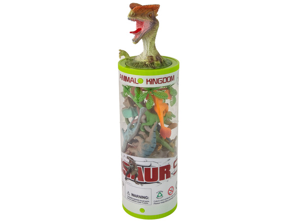 Set Animals Dinosaurs Figures 12pcs. Accessories in tube