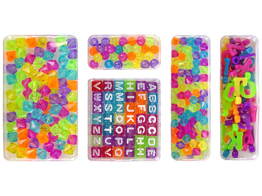 DIY Jewelry Making Kit, Bracelets, Beads, Letter Pendants