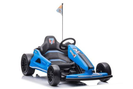 A035 Drift Blue Battery Go-Kart