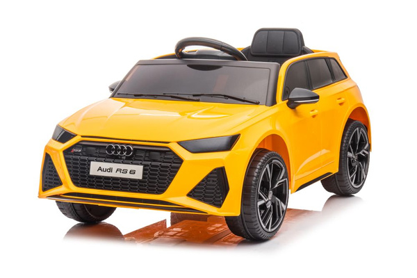 Electric Ride On Car Audi RS6 BRD-2118 Yellow