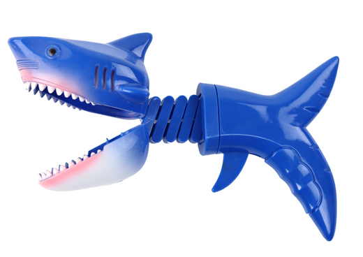 Shark Catcher Bite Toy Spring Blue