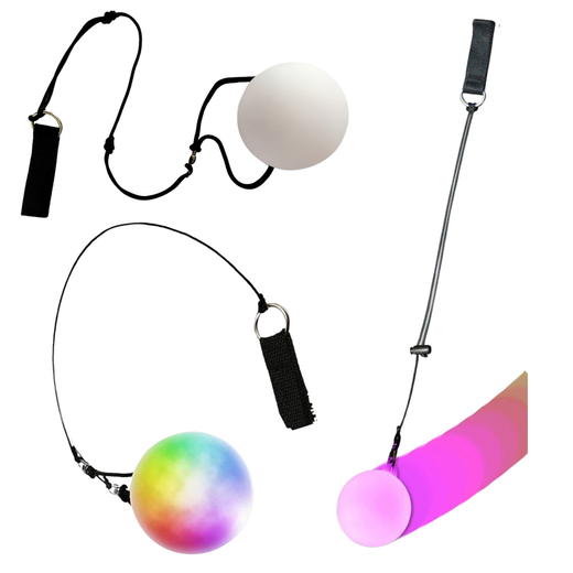 Juggling Balls Fiber Optic Led LED 2 Colors