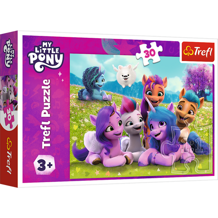 Puzzle - "30" - Freundliche Ponypferde My Little Pony Trefl 18299