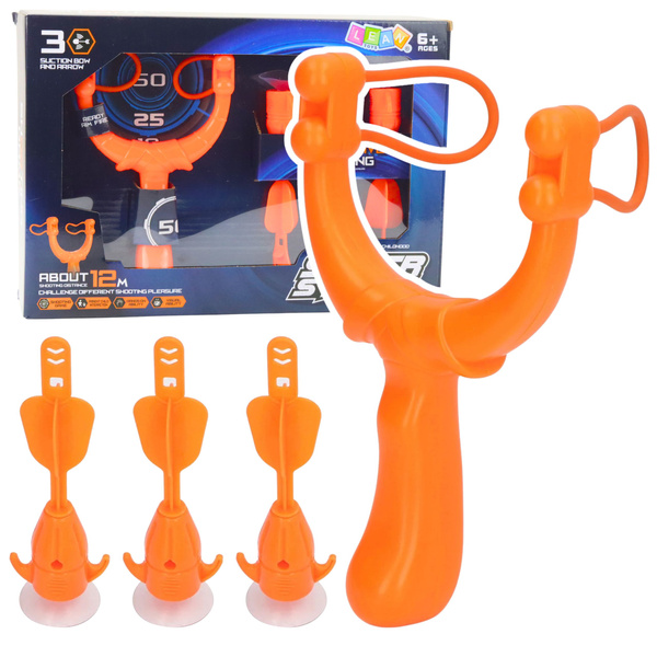 Shooting Set Skill Game Slingshot Darts With Suction Cups 3 pcs.
