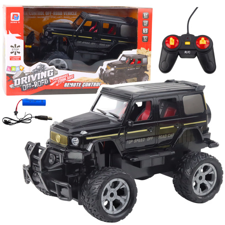 RC Offroad Auto Ferngesteuerte Lichter Schwarz 1:12