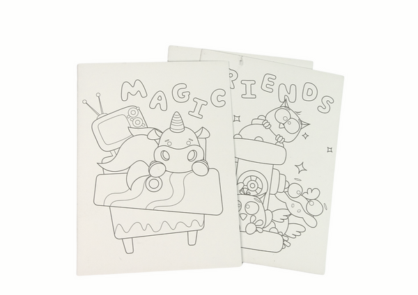 Scratch Coloring Book For Kids Animals