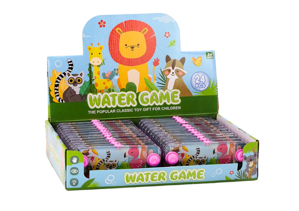 Water Game Arcade Console Pink Flamingo Lemur Pad Circles