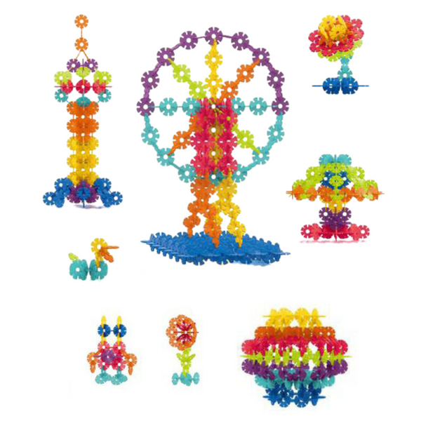 Snowflake Building Blocks Set in a Suitcase 140pcs