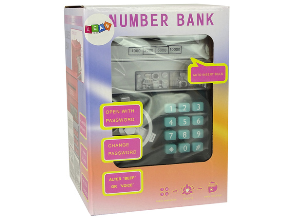 Electronic Money Box Saving Silver Code